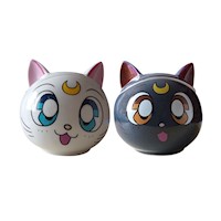 Set de dos tazas 3D Luna y Artemis Sailor Moon